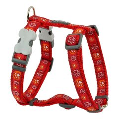 Упряжь для собак Red Dingo Style Красный 25-39 cm цена и информация | Принадлежности в дорогу | kaup24.ee