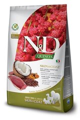 Farmina N&D Quinoa Skin & Coat pardilihaga, 7 kg hind ja info | Kuivtoit koertele | kaup24.ee