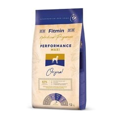 Fitmin Dog Maxi Performance linnulihaga, 12 kg hind ja info | Kuivtoit koertele | kaup24.ee