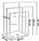 Käterätikuivati ​​Laos, bambus, 3 astet цена и информация | Vannitoa sisustuselemendid ja aksessuaarid | kaup24.ee