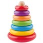 Puidust mänguasi Woody 90003 Eco Püramiid hind ja info | Imikute mänguasjad | kaup24.ee
