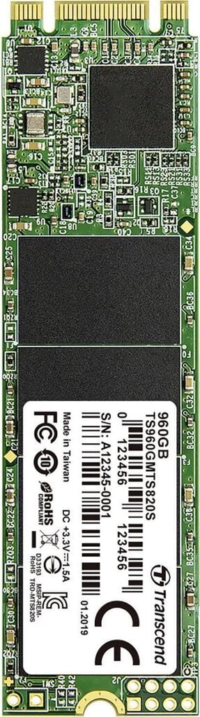 Transcend TS960GMTS820S цена и информация | Sisemised kõvakettad (HDD, SSD, Hybrid) | kaup24.ee