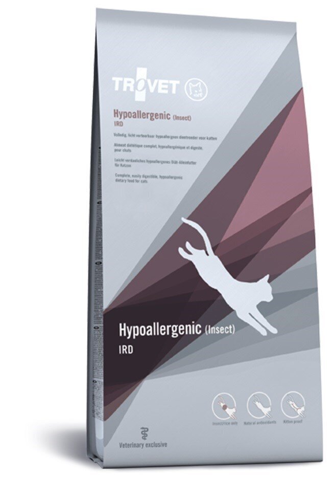 Trovet Hypoallergenic Insect IRD putukatega, 3 kg hind ja info | Kuivtoit kassidele | kaup24.ee