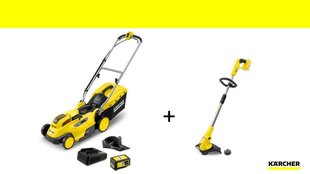 Kahjustatud pakendiga toode. Karcher muruniiduki ja trimmeri komplekt LMO 18-36 Battery Set + LTR 18-30 Battery hind ja info | Aiakaubad kahjustatud pakendis | kaup24.ee