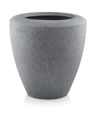 Керамический вазон Ecolite, круглый, серый, 36 x 36(В) см цена и информация | Вазоны | kaup24.ee