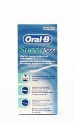 Зубная нить Oral-B Super Floss 50 м цена и информация | Для ухода за зубами | kaup24.ee