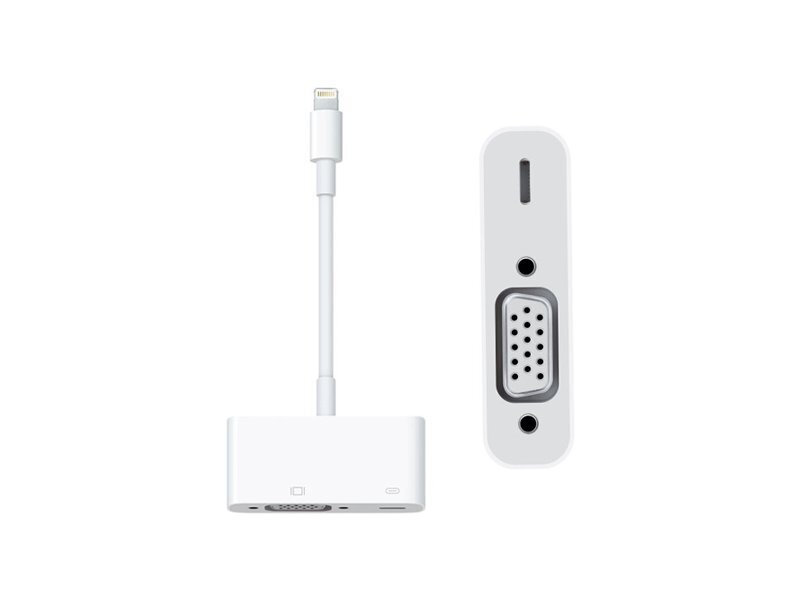 Apple Lightning to VGA Adapter - MD825ZM/A hind ja info | USB jagajad, adapterid | kaup24.ee