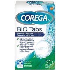 Corega Hambapuhastustabletid Bio Tabs 30 p цена и информация | Для ухода за зубами | kaup24.ee