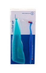 Набор межзубных щеточек, с держателем и чехлом Curaprox CPS 457 Interdental Brush Pocket 1 шт цена и информация | Для ухода за зубами | kaup24.ee