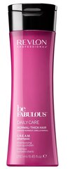 Шампунь для нормальных и густых волос Revlon Professional Be Fabulous Daily Care 250 мл цена и информация | Шампуни | kaup24.ee