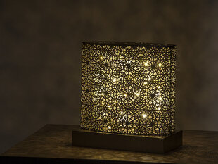 Светильник металлический с LED лампочками 21x11,5x22 см цена и информация | Настольные лампы | kaup24.ee
