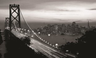 Fototapeet BW Bridge цена и информация | Фотообои | kaup24.ee