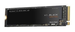 Drive WD Black SN750 WDS200T3X0C (2 TB ; M.2; PCI Express 3.0 x 4) hind ja info | Sisemised kõvakettad (HDD, SSD, Hybrid) | kaup24.ee