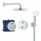 Peidetud dušikomplekt GROHE Grohtherm Perfect koos Tempesta 34727000-ga цена и информация | Komplektid ja dušipaneelid | kaup24.ee