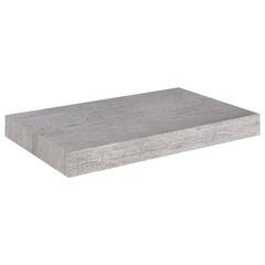 Rippseinariiulid, 40 x 23 x 3,8 cm, 2 tk, hall цена и информация | Полки | kaup24.ee