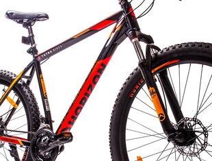 29" Meeste jalgratas MTB Mägijalgratas jalgratas Shimano 7 käiguga Tatra Bikes Horizon must hind ja info | Jalgrattad | kaup24.ee