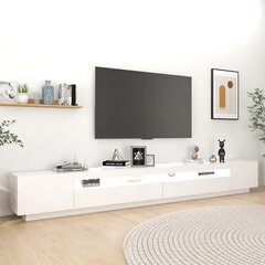 telerialus LED-tuledega, valge, 300 x 35 x 40 cm hind ja info | TV alused | kaup24.ee