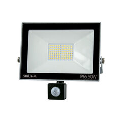 kroma led s 50w hall 6500k smd led-projektor liikumisanduriga STRÜHM 217 x 229 x 59 mm hind ja info | Aia- ja õuevalgustid | kaup24.ee