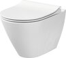 Seinale kinnitatav WC-pott Cersanit City Oval CleanOn (ilma kaaneta) цена и информация | WС-potid | kaup24.ee