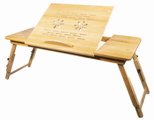 Стол для ноутбука Bambus XL, коричневый цена и информация | Компьютерные, письменные столы | kaup24.ee