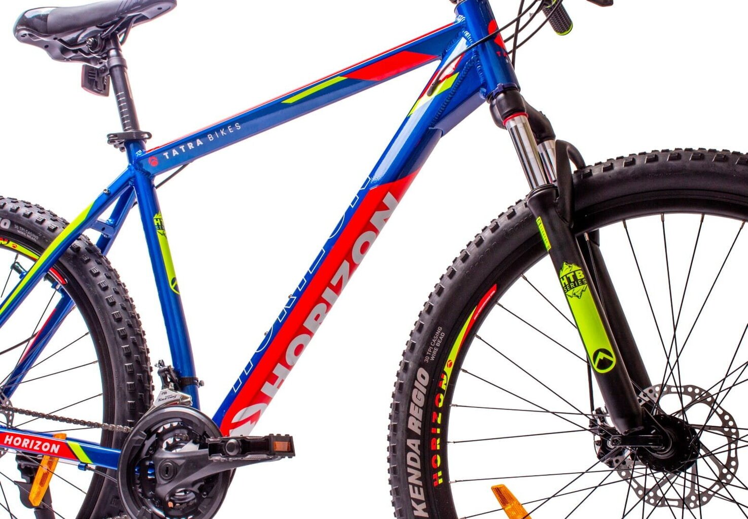 29" Meeste jalgratas MTB Mägijalgratas jalgratas Shimano 7 käiguga Tatra Bikes Horizon sinine hind ja info | Jalgrattad | kaup24.ee