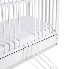 Детская кроватка Timi 60x120 см, белая цена и информация | Детские кроватки | kaup24.ee
