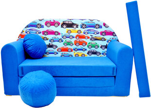 Laste diivan Welox C21, sinine hind ja info | Lastetoa kott-toolid, tugitoolid ja tumbad | kaup24.ee