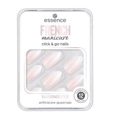 Liimitavad küüned Essence French Manicure Click &amp; Go, 12 tk., 02 Babyboomer Style цена и информация | Средства для маникюра и педикюра | kaup24.ee