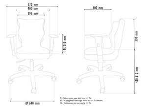 Kontoritool Entelo Good Chair Duo VS09 5, valge/punane hind ja info | Kontoritoolid | kaup24.ee