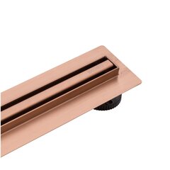 Slim&amp;Low ProLine Copper lineaarne äravool 70 cm Copper цена и информация | Душевые сливы | kaup24.ee