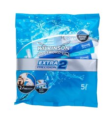 Ühekordsed raseerijad Wilkinson Sword Extra 2 Precision 5 tk hind ja info | Raseerimisvahendid | kaup24.ee