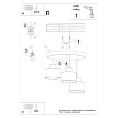 Sollux laelamp Savar hind ja info | Laelambid | kaup24.ee