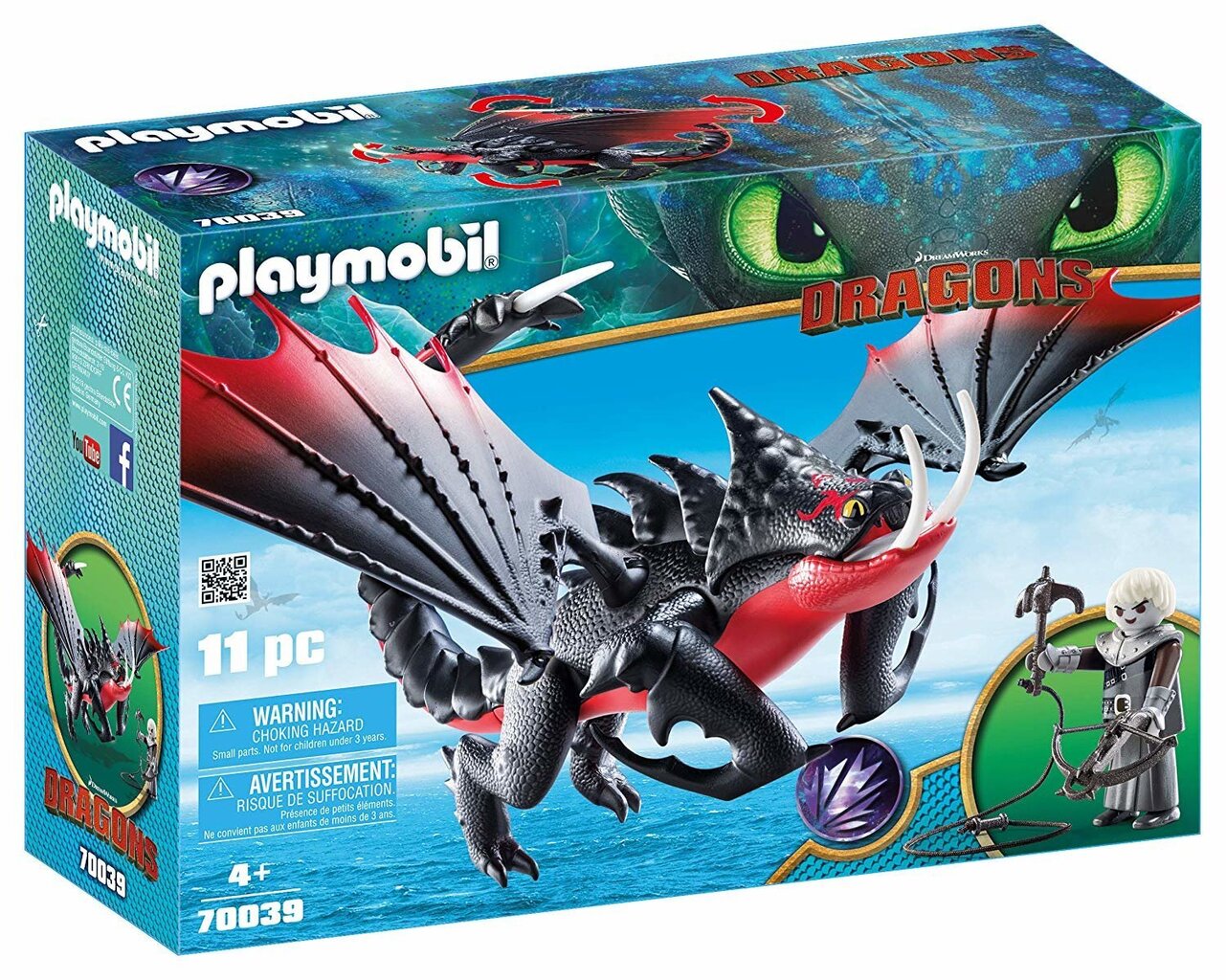 Mängukomplekt 70039 PLAYMOBIL® Dragon, Pimeduse draakon ja Grimmel цена и информация | Klotsid ja konstruktorid | kaup24.ee