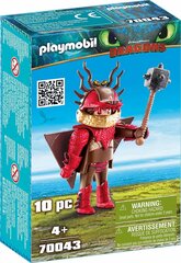 Mängukomplekt 70043 PLAYMOBIL® Dragon, Snotlout koos lendava kostüümiga цена и информация | Конструкторы и кубики | kaup24.ee