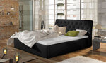 Кровать Milano MD, 180x200 см, черная