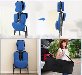 Массажное кресло, синее цена и информация | Мебель для салонов красоты | kaup24.ee