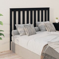 voodipeats, must, 146x6x101 cm, männipuit hind ja info | Voodid | kaup24.ee