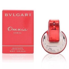 Tualettvesi Bvlgari Omnia Coral EDT naistele 40 ml hind ja info | Naiste parfüümid | kaup24.ee