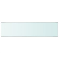 Панель полки, прозрачное стекло цена и информация | Полки | kaup24.ee