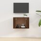 seinale kinnitatav telerikapp, pruun tamm, 57 x 34,5 x 40 cm цена и информация | TV alused | kaup24.ee