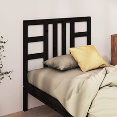 voodipeats, must, 106 x 4 x 100 cm, männipuit цена и информация | Кровати | kaup24.ee
