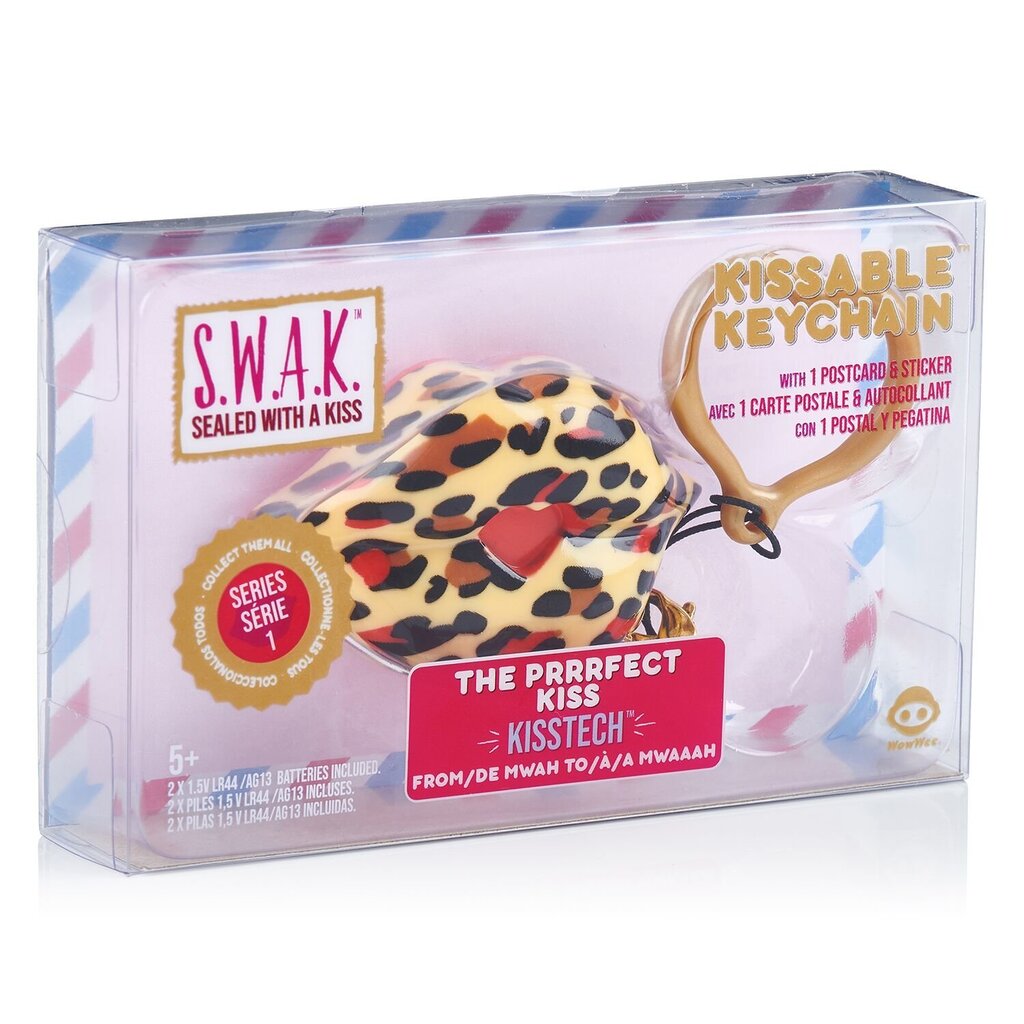 S.W.A.K. võtmehoidja koos heli Leopard Kiss, 4122 цена и информация | Laste aksessuaarid | kaup24.ee