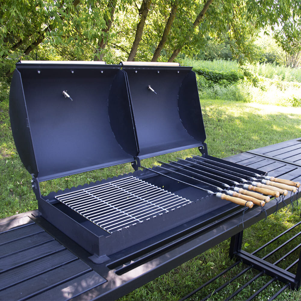 Modulaarne aiaköök "Master"  Grill, padaahju ja valamulauaga.  DM Grill. hind ja info | Šašlõkivannid | kaup24.ee