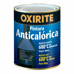 Anti-heat paint OXIRITE 5398041 Must 750 ml hind ja info | Värvid | kaup24.ee