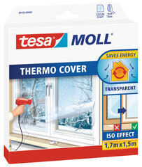 Пленка для изоляции окон Tesa Thermo Cover 1,7мx1,5м цена и информация | Изоляционный и уплотняющий упаковочный материал | kaup24.ee