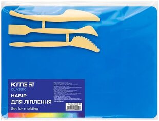 Laud plastiliinile Kite, 250x180mm, 3 tööriistaga, sinine sp. hind ja info | Kunstitarbed, voolimise tarvikud | kaup24.ee