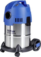 Nilfisk Buddy II 18 Inox Black, Stainless steel 18 L 1200 W hind ja info | Tolmuimejad | kaup24.ee