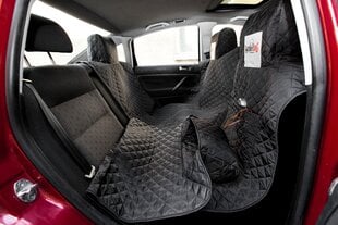 Hobbydog autoistme kate velcro-kinnitusega, must, 190x140 cm hind ja info | Reisimise tarvikud | kaup24.ee