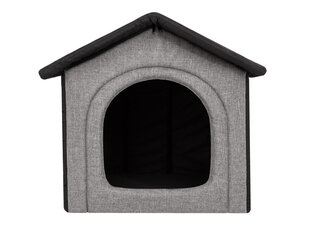 Лежак-конура Hobbydog Inari Light Grey Black, 44x38 см цена и информация | Лежаки, домики | kaup24.ee