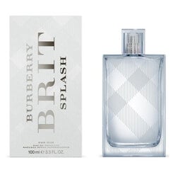 Burberry Brit splash EDT meestele 100 ml hind ja info | Meeste parfüümid | kaup24.ee